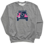 Girls Lacrosse Crewneck Sweatshirt - Lax Cruiser