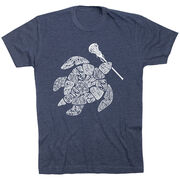 Girls Lacrosse Short Sleeve T-Shirt - Lax Turtle