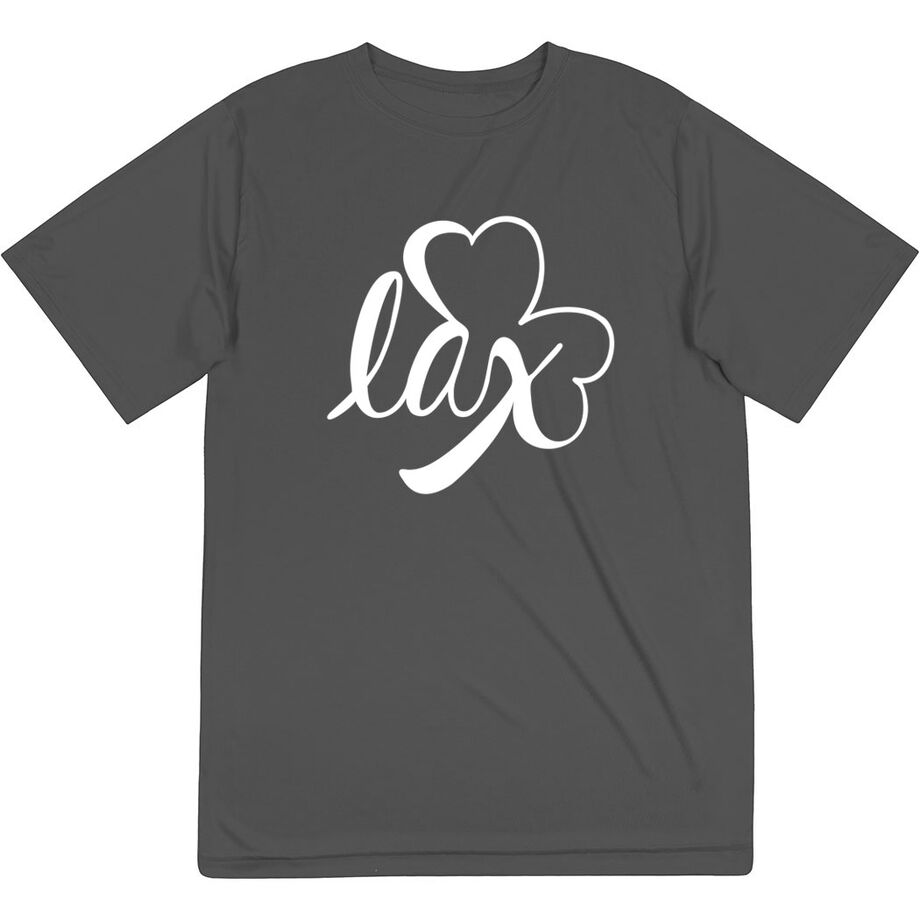 Girls Lacrosse Short Sleeve Performance Tee - Lax Shamrock