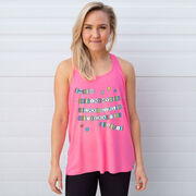 Girls Lacrosse Flowy Racerback Tank Top - In My Lax Girl Era