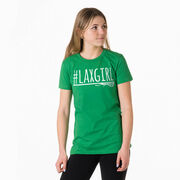 Girls Lacrosse Women's Everyday Tee - #LAXGIRL