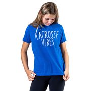 Girls Lacrosse Short Sleeve T-Shirt - Lacrosse Vibes