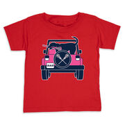 Girls Lacrosse Toddler Short Sleeve Tee - Lax Cruiser