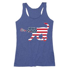 Girls Lacrosse Women's Everyday Tank Top - Patriotic LuLa The Lax Dog