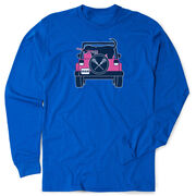 Girls Lacrosse Tshirt Long Sleeve - Lax Cruiser