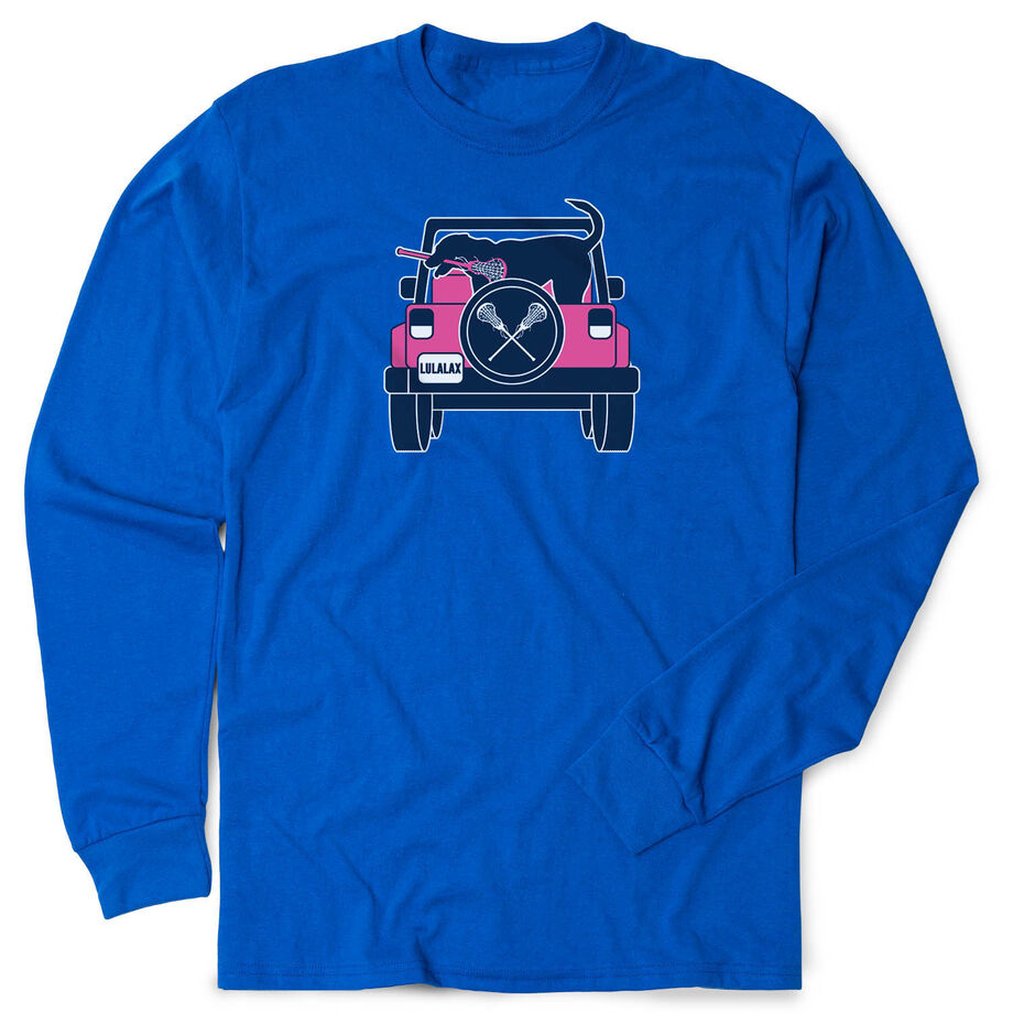 Girls Lacrosse Tshirt Long Sleeve - Lax Cruiser