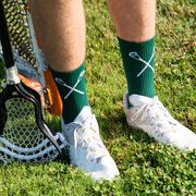 Lacrosse Woven Mid-Calf Socks - Just Lax