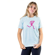 Lacrosse T-Shirt Short Sleeve Neon Lax Girl