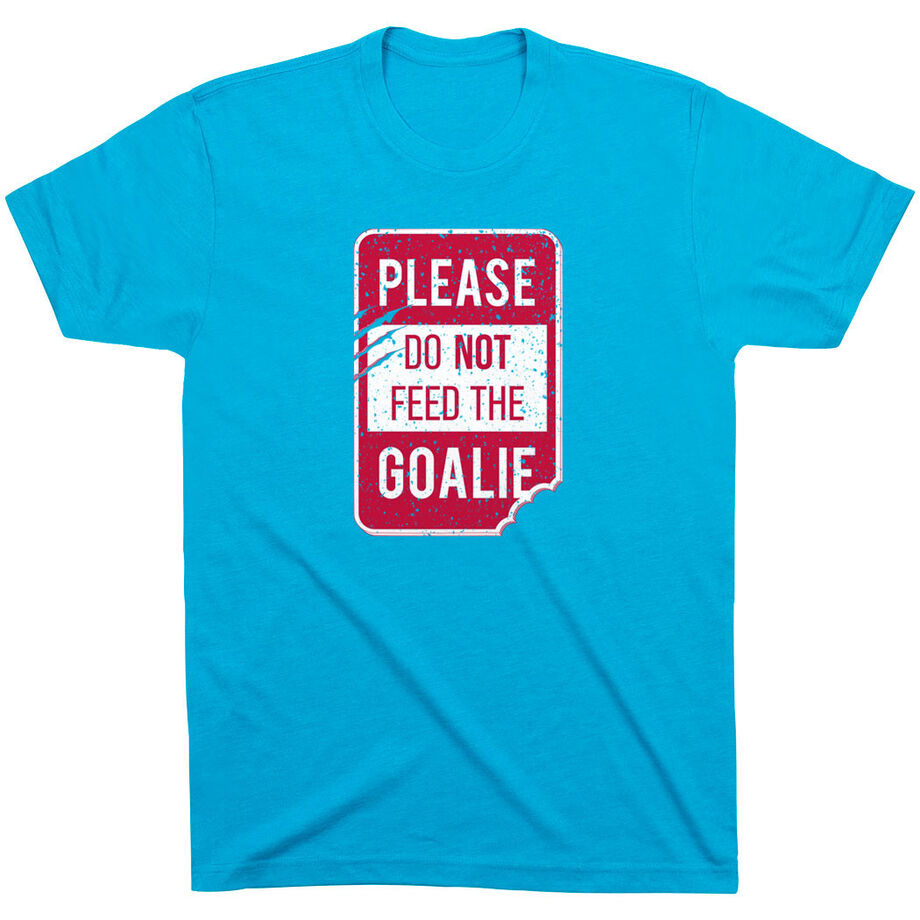 Short Sleeve T-Shirt - Don’t Feed The Goalie