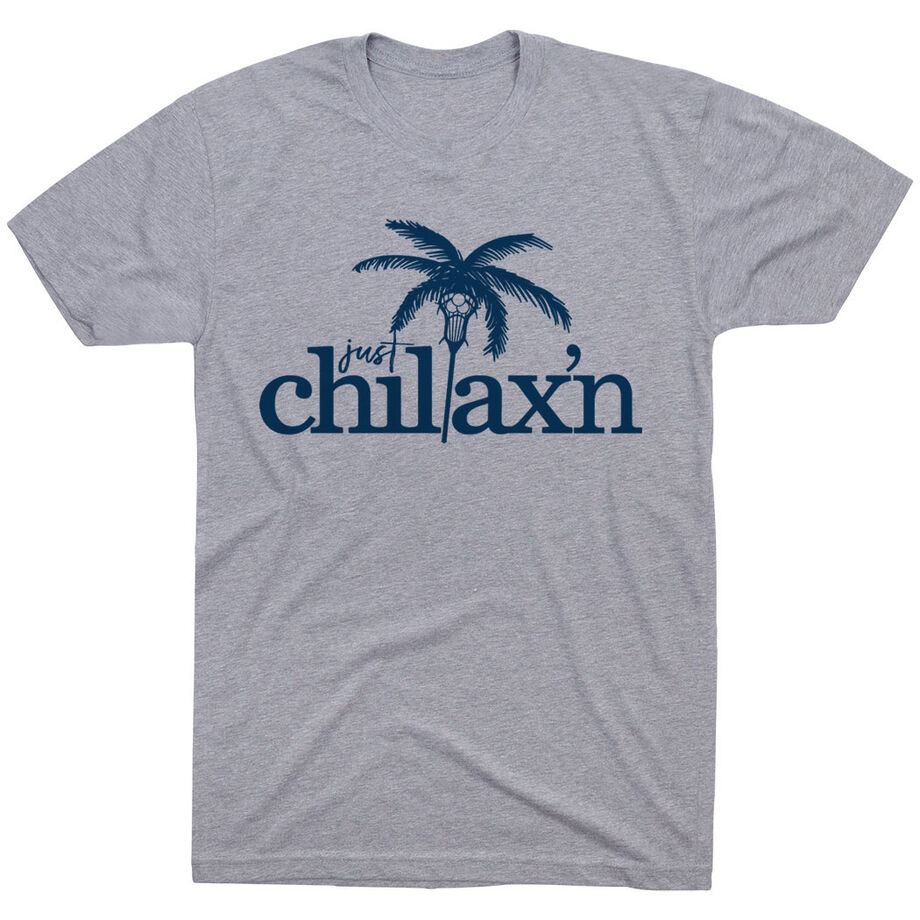 Lacrosse Short Sleeve T-Shirt - Just Chillax'n