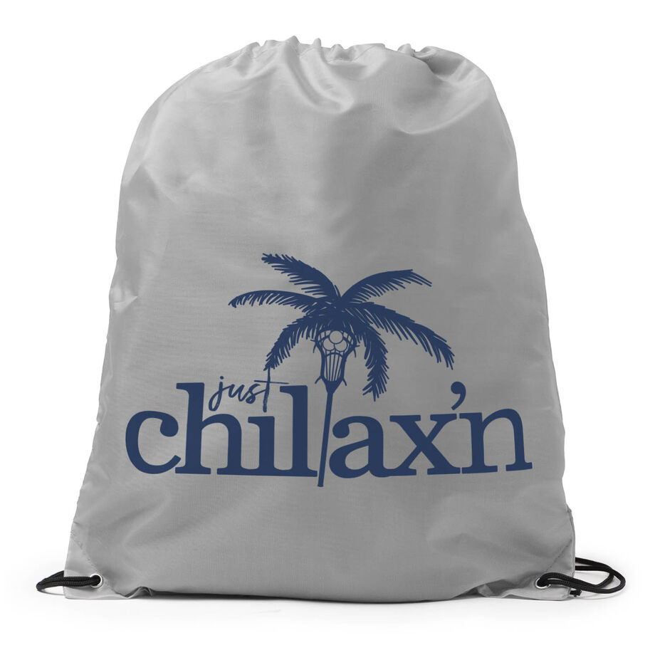 Lacrosse Drawstring Backpack Just Chillax'n