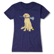 Girls Lacrosse Women's Everyday Tee - Chase The Lax Dog