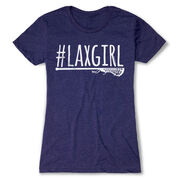Girls Lacrosse Women's Everyday Tee - #LAXGIRL