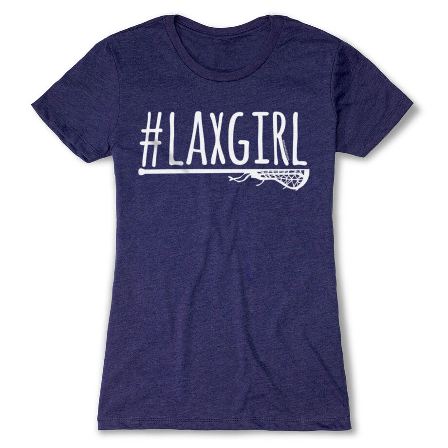 Girls Lacrosse Women's Everyday Tee - #LAXGIRL