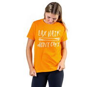Girls Lacrosse T-Shirt Short Sleeve Lax Hair Don't Care