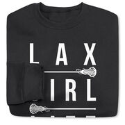 Girls Lacrosse Crewneck Sweatshirt - LAX Girl Life