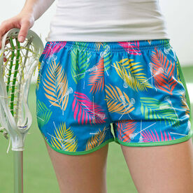 Tropical Palm Lacrosse Shorts