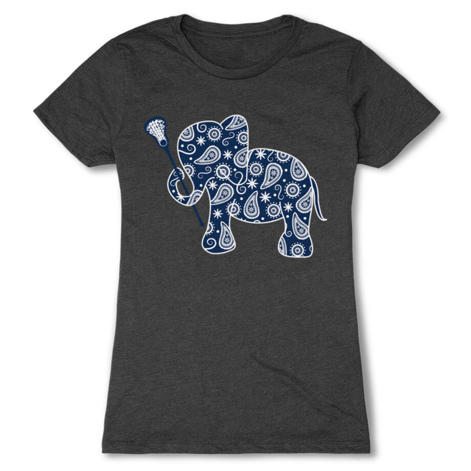 Girls Lacrosse Women's Everyday Tee - Lax Elephant