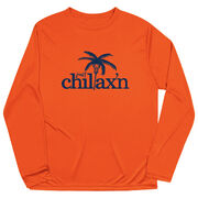 Lacrosse Long Sleeve Performance Tee - Just Chillax'n