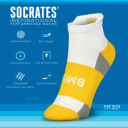 Socrates&reg; Woven Performance Socks Smile (Yellow)