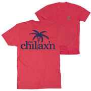 Lacrosse Short Sleeve T-Shirt - Just Chillax'n (Back Design)