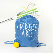 Girls Lacrosse Drawstring Backpack - Lacrosse Vibes