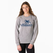 Lacrosse Tshirt Long Sleeve - Just Chillax'n