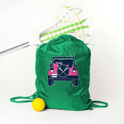 Girls Lacrosse Drawstring Backpack - Lax Cruiser