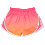 Girls Lacrosse Shorts - Sunset