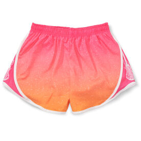 Girls Lacrosse Shorts - Sunset