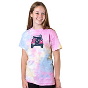 Girls Lacrosse Short Sleeve T-Shirt - LAX Cruiser Tie Dye