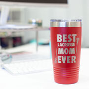 Girls Lacrosse 20 oz. Double Insulated Tumbler - Best Mom Ever