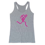 Girls Lacrosse Women's Everyday Tank Top - Neon Lax Girl