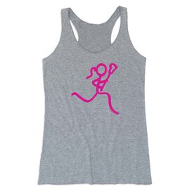 Girls Lacrosse Women's Everyday Tank Top - Neon Lax Girl