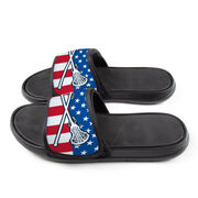 Girls Lacrosse Repwell&reg; Slide Sandals - USA Lacrosse