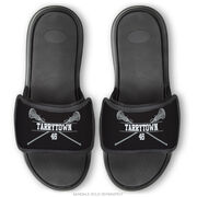 Girls Lacrosse Repwell&reg; Sandal Straps - Personalized Crossed Sticks