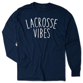 Girls Lacrosse Tshirt Long Sleeve - Lacrosse Vibes