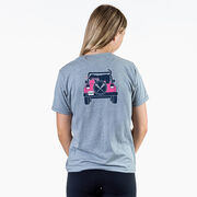 Girls Lacrosse Short Sleeve T-Shirt - Lax Cruiser (Back Design)