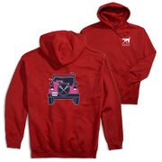 Girls Lacrosse Hooded Sweatshirt - Lax Cruiser (Back Design)