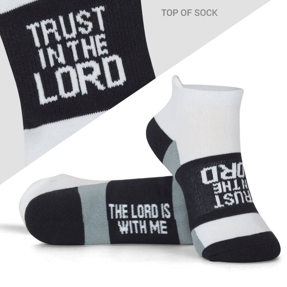 Socrates® Woven Performance Sock - Trust in the Lord
