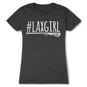 Girls Lacrosse Women's Everyday Tee - #LAXGIRL