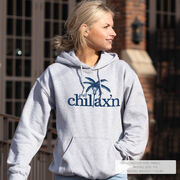 Lacrosse Hooded Sweatshirt - Just Chillax'n