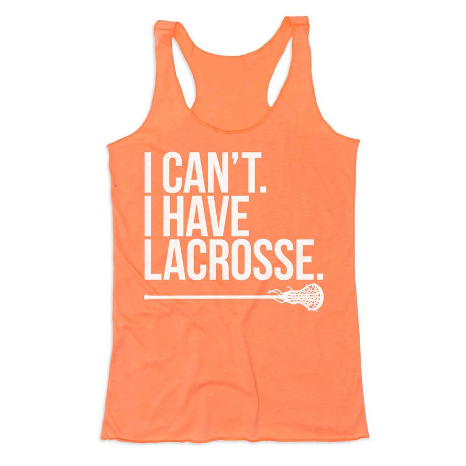 Girls Lacrosse Women's Everyday Tank Top - I Can't. I Have Lacrosse