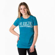 Girls Lacrosse Women's Everyday Tee - #LAXGIRL