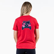 Girls Lacrosse Short Sleeve T-Shirt - Lax Cruiser (Back Design)