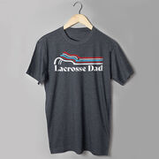 Guys Lacrosse T-Shirt Short Sleeve - Lacrosse Dad Sticks
