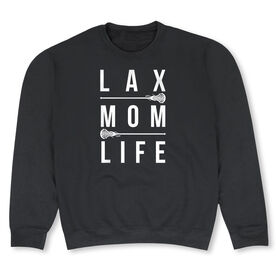 Girls Lacrosse Crewneck Sweatshirt - LAX Mom Life