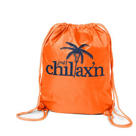 Lacrosse Drawstring Backpack Just Chillax'n