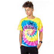 Lacrosse Short Sleeve T-Shirt - Just Chillax'n Tie Dye