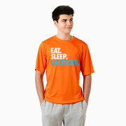 Lacrosse Short Sleeve Performance Tee - Eat. Sleep. Lacrosse.